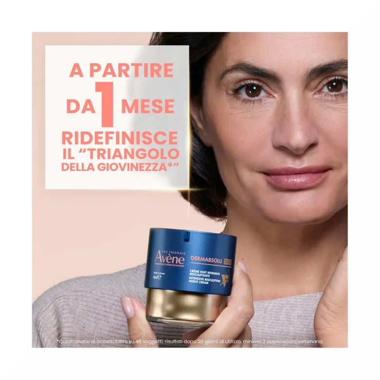 Eau Thermale Avene Dermabsolu Crema Notte Intensiva Rimodellante Anti-Età 40ml