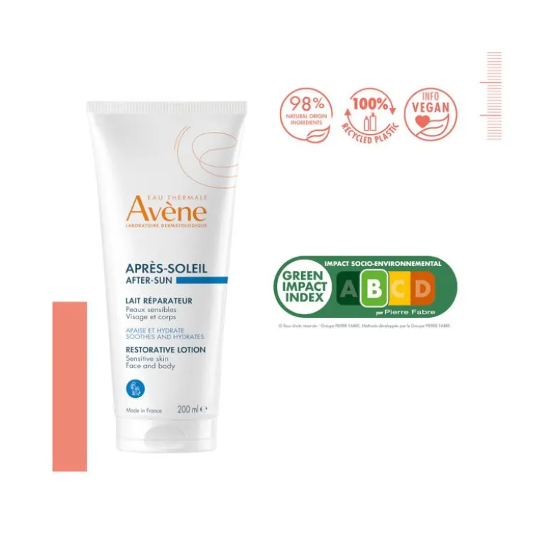 Eau Thermale Avene Latte Ristrutturante Doposole 200ml Skincare