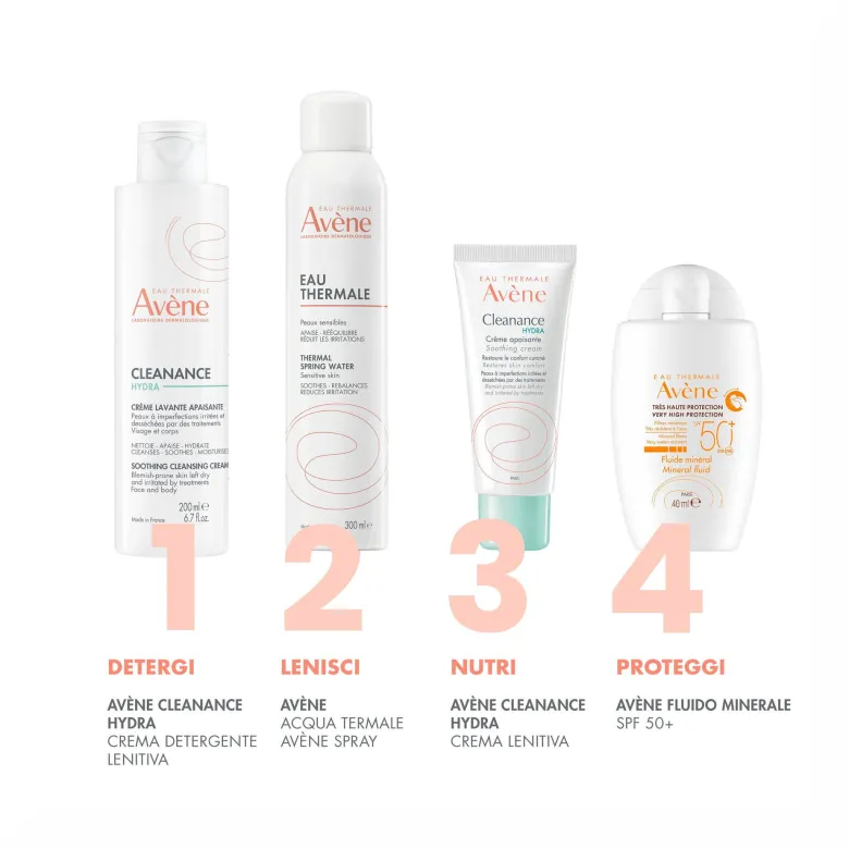 Eau Thermale Avène Cleanance Hydra Crema Detergente Lenitiva 200ml