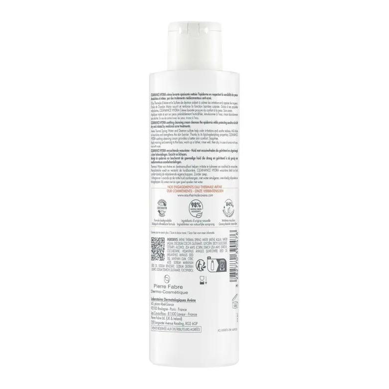 Eau Thermale Avène Cleanance Hydra Crema Detergente Lenitiva 200ml