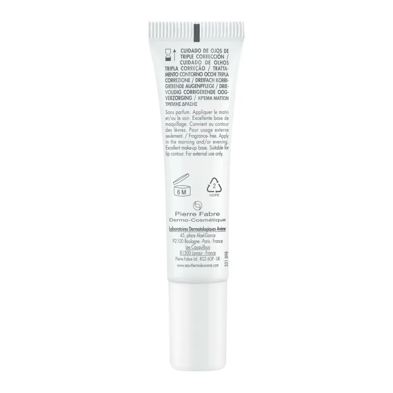 Eau Thermale Avène Hyaluron Activ B3 Trattamento Contorno Occhi Tripla Correzione Antirughe 15ml