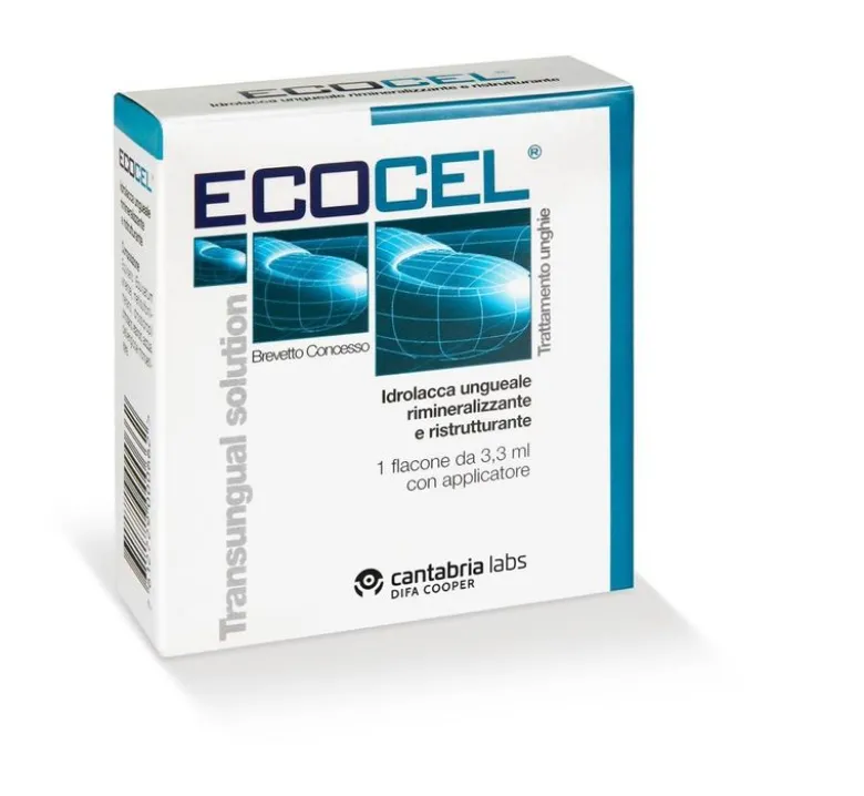 Ecocel Lacca Ungueale 3,3ml - Trattamento Professionale Unghie