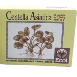 Ecol Centella Asiatica fisiologico benessere dell'organismo 50 Tavolette