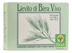 Ecol Lievito di Birra Vivo integratore alimentare utile in caso di diarrea 100 tavolette