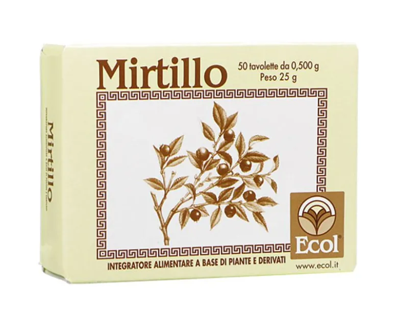 Ecol Mirtillo aiuta microcircolazione e vista 50 tavolette