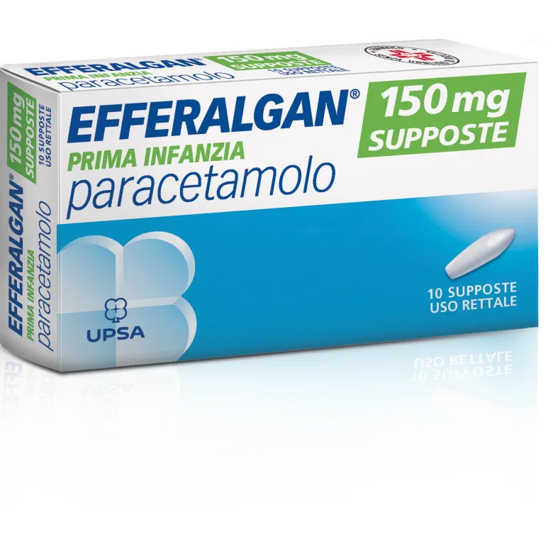 Efferalgan Paracetamolo Febbre bambini 10 Supposte