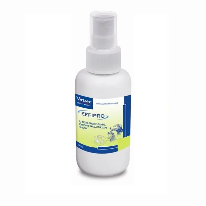 Effipro Antiparassitario per cani e gatti 2,5Mg/M flacone spray 100ml