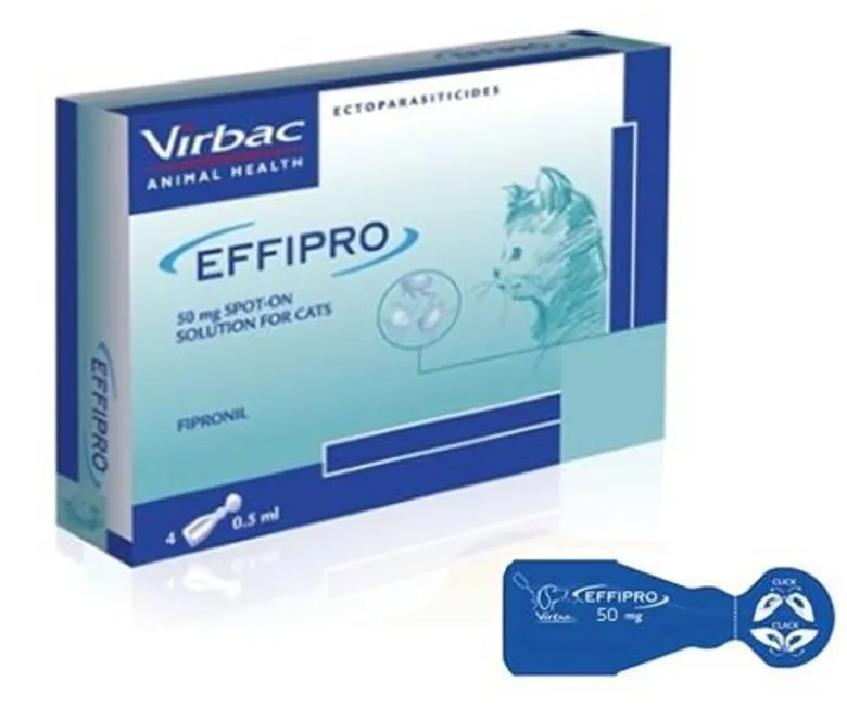 Effipro 50 mg Spot-On 4 pipette antiparassitario per gatti