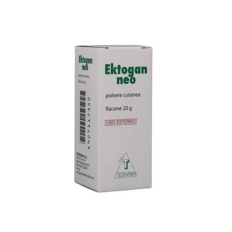 Ektogan Neo Polvere Cutanea Dermoprotettiva Antimicrobica 20g