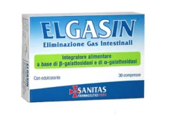 Elgasin 30 Compresse - Sollievo Rapido da Gonfiore Addominale