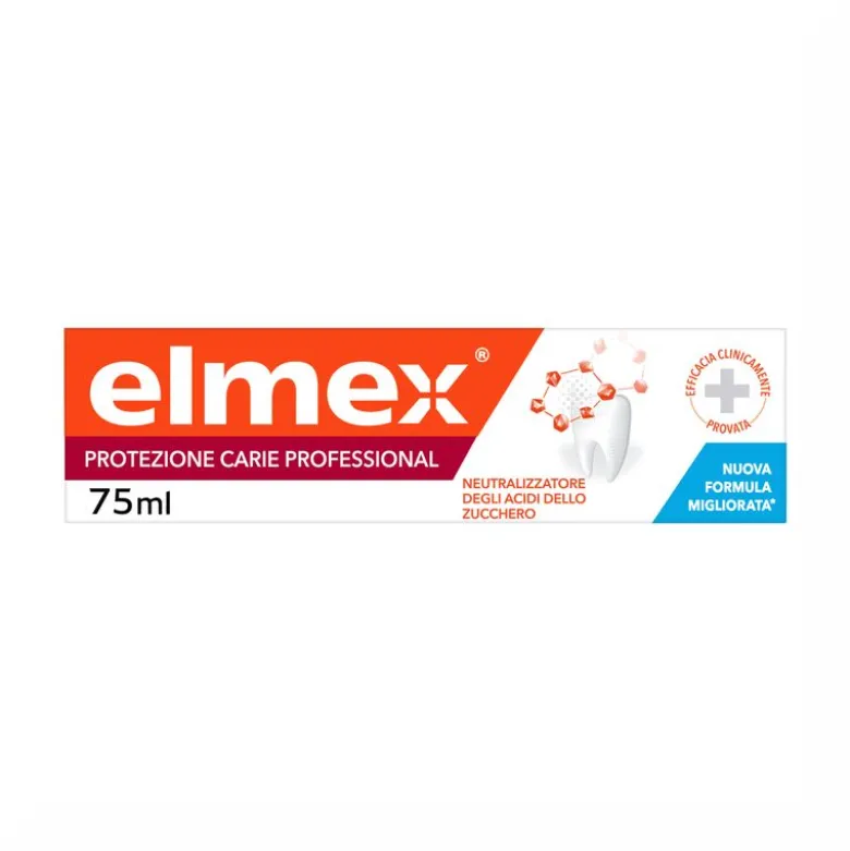 Elmex Dentifricio Protezione Carie Professional 75ml - Efficacia Garantita