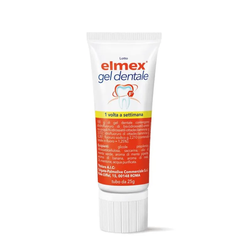 Elmex Gel Dentale prodotto medicinale per la prevenzione dalla carie 25g