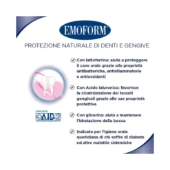Emoform Glic dentifricio gel riequilibra lo stress ossidativo 75ml