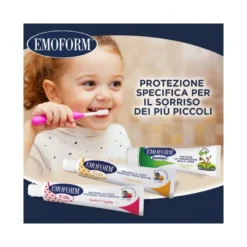 Emoform Kids dentifricio per bambini 2-6 anni gusto fragola 50ml