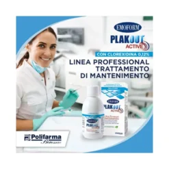 Emoform Plakout Active Collutorio 0,12% trattamento prolungato 200ml