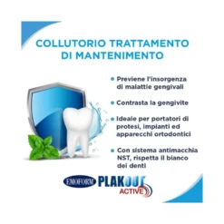 Emoform Plakout Active Collutorio 0,12% trattamento prolungato 200ml