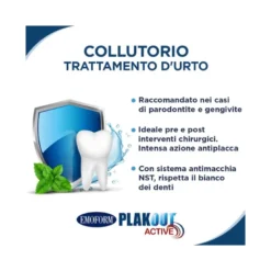 Emoform Plakout Active Collutorio 0.20% trattamento d'urto 200ml