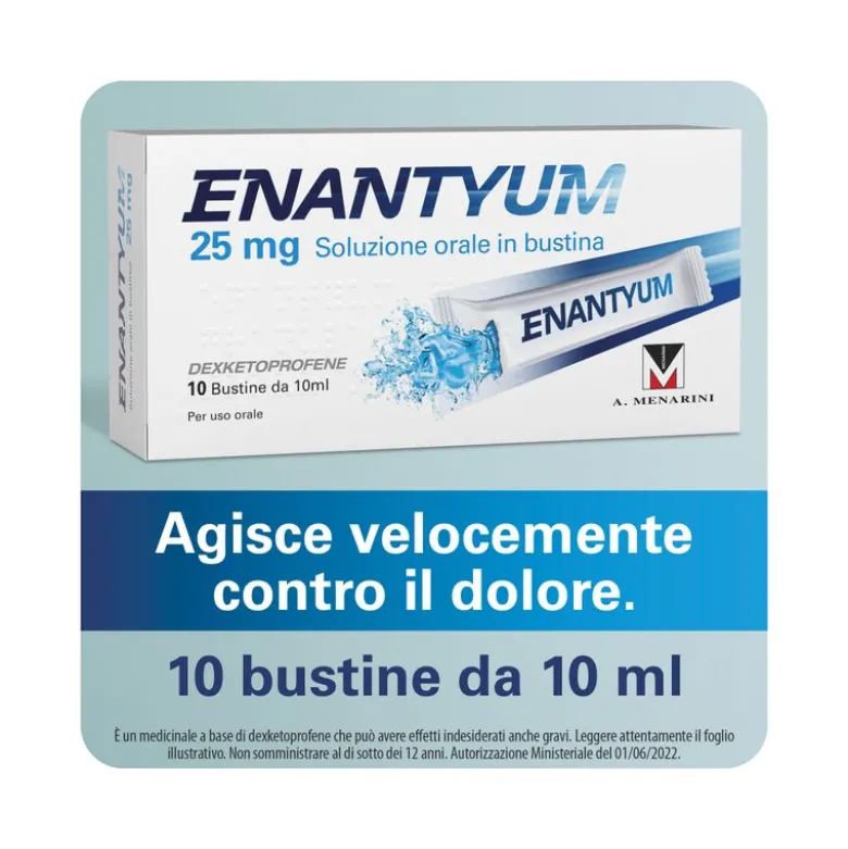 Enantyum 25mg soluzione orale 10 bustine