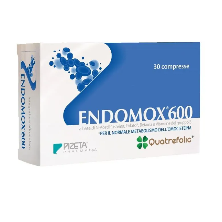 Endomox 600 per il metabolismo dell'omocisteina 30 compresse