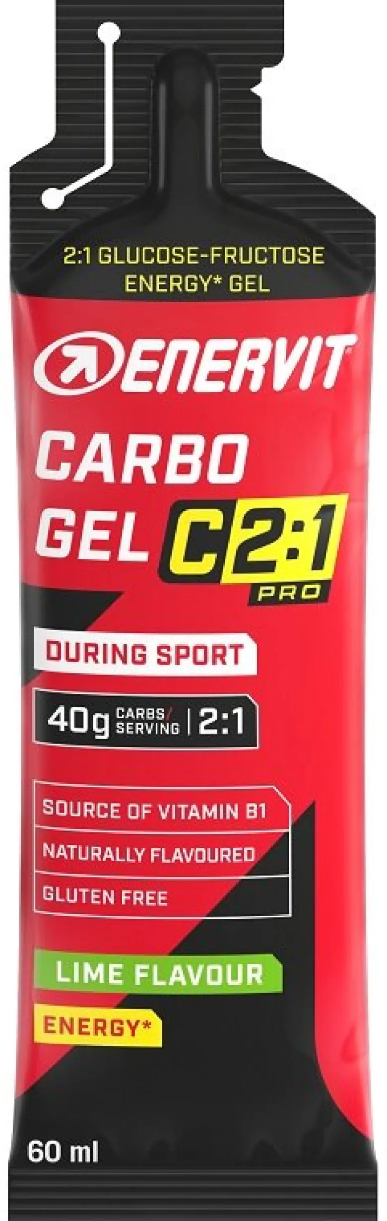 Enervit Carbo Gel C2:1 Pro Gel Energetico 60ml Gusto Lime