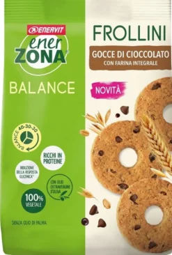 Enerzona Frollini Integrali Gocce Di Cioccolato 250g