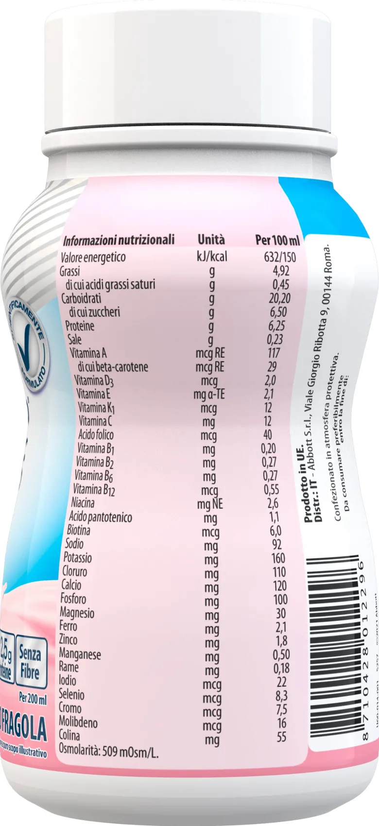 Ensure Plus Drink Fragola 200mlx4 pezzi
