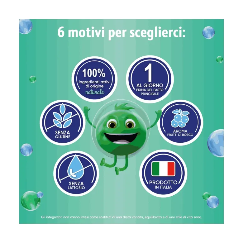 Enterogermina Intestino Pigro Fermenti Lattici Probiotici Prebiotici Integratore Regolarità Intestinale 10 Bustine