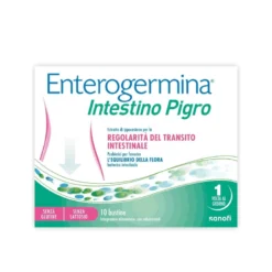 Enterogermina Intestino Pigro Fermenti Lattici Probiotici Prebiotici Integratore Regolarità Intestinale 10 Bustine