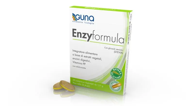Enzy Formula Guna 20 Compresse - Integratore Enzimatico Naturale