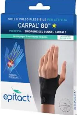 Epitact Carpal Go ortesi polso flessibile per attività mano destra TG M