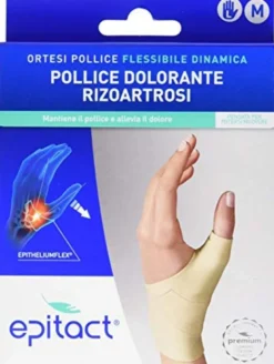 Epitact Ortesi propriocettiva flessibile pollice dolorante rizoartrosi mano sinistra Taglia M 1 pezz