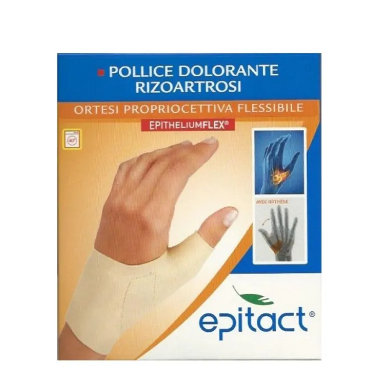 EpitactOrtesi propriocettiva flessibile - pollice dolorante rizoartrosi mano sinistra Taglia S da