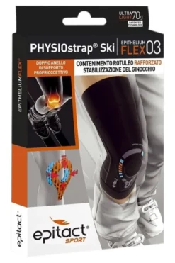Epitact Sport PHYSIOstrap Ski taglia M ginocchiera contenimento rotuleo rafforzato stabilizzazione d