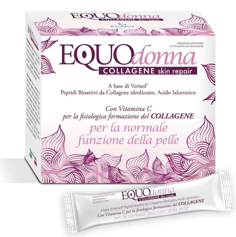 Equo Donna Collagene Skin Repair benessere della pelle 20 stick pack