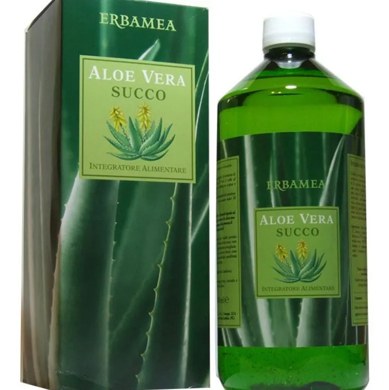 Erbamea Aloe Vera succo utile per la depurazione dell'organismo 500ml