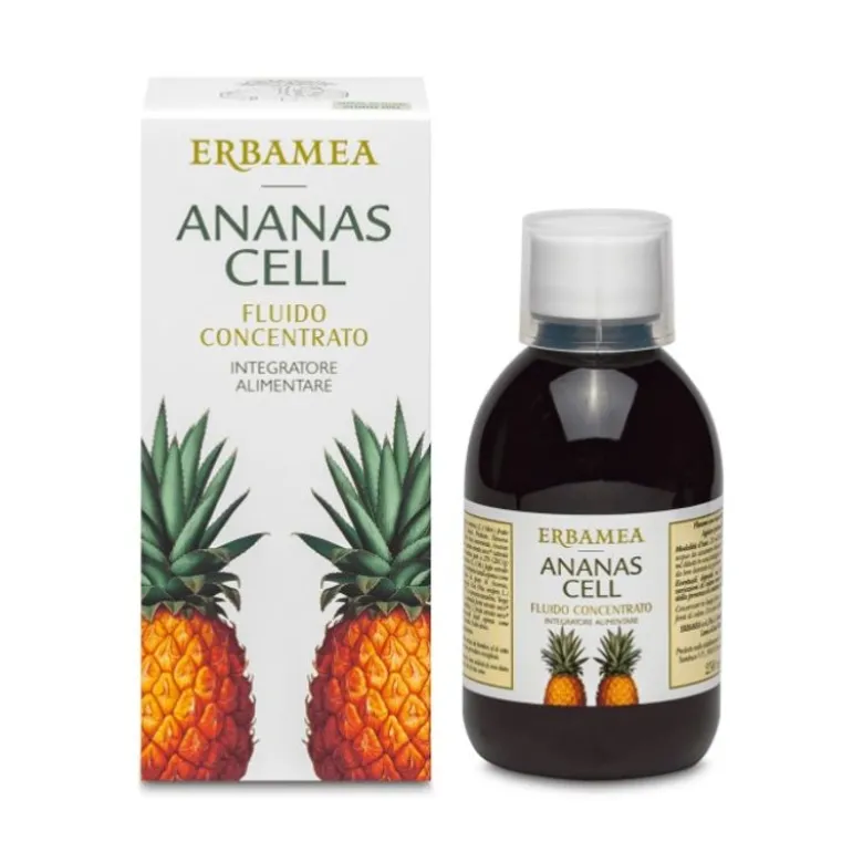 Erbamea Ananas Cell Fluido concentrato per contrastare la cellulite 250ml