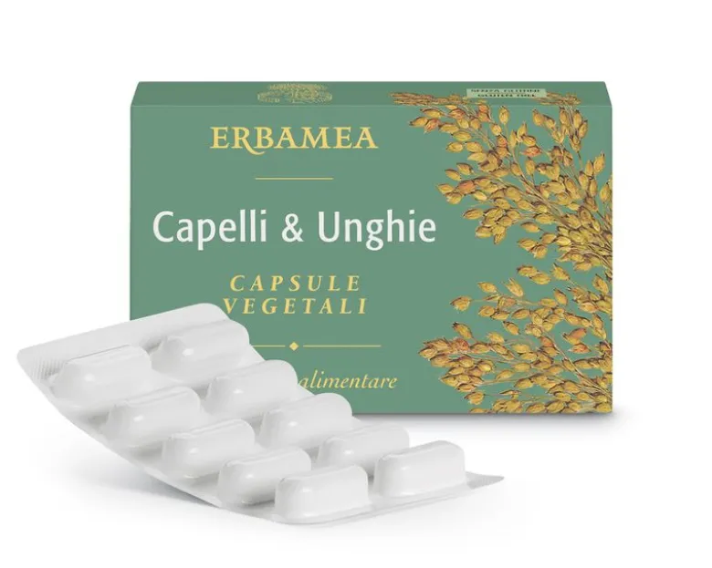 Erbamea Capelli&Unghie 24 Capsule - Salute e Bellezza Naturale