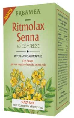 Erbamea Ritmolax Senna per un regolare transito intestinale 60 compresse