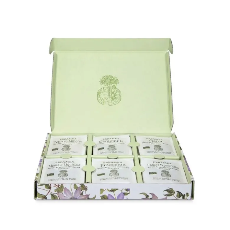 Erbamea Scatola Regalo Benessere Da Gustare Infusi 36 Bustine