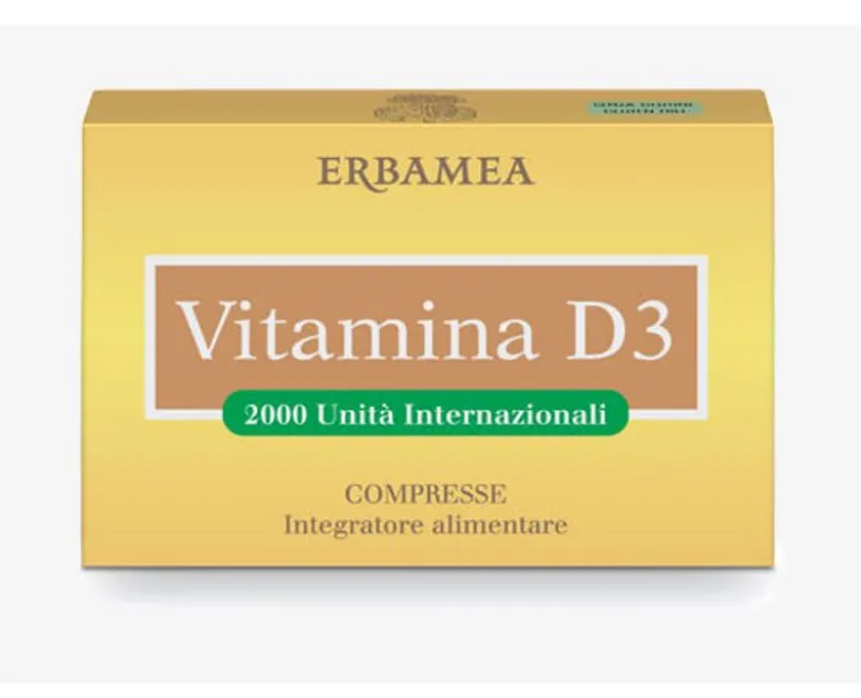 Erbamea Vitamina D3 utile per ossa e denti 90 compresse