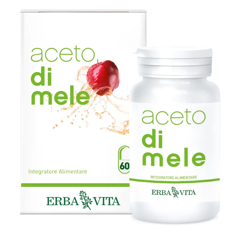 Erba Vita Aceto Mele 60 Capsule 550mg