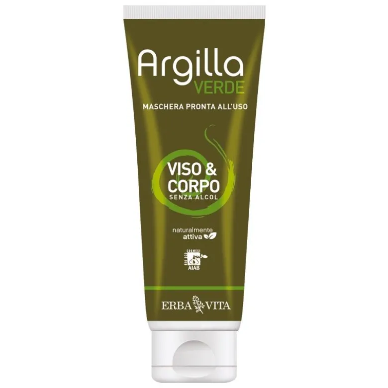 Erba Vita Argilla Verde maschera viso e corpo 250ml