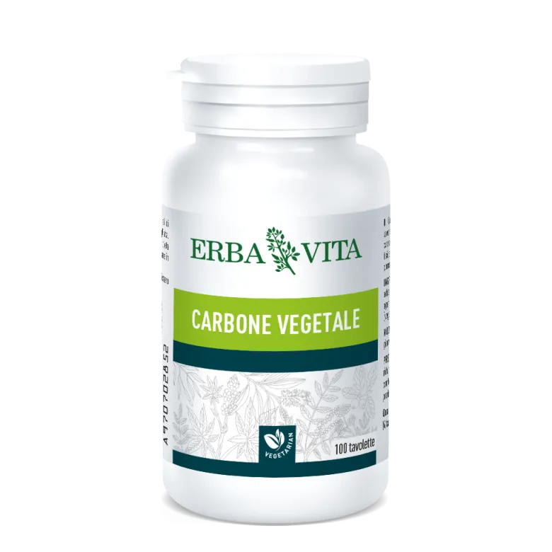 Erba Vita Carbone Vegetale 100 Tavolette