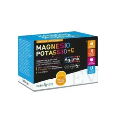 Erba Vita Magnesio e Potassio + vitamina C gusto arancia 20 bustine