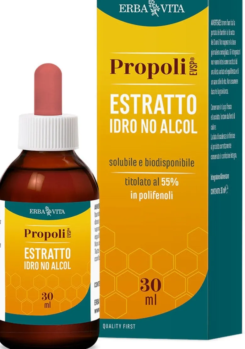 Erba Vita Propoli Evsp Estratto Idro no Alcool 30 ml