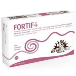Erbe Nobili Fortif4 integratore alimentare utile per la flora intestinale 12 capsule