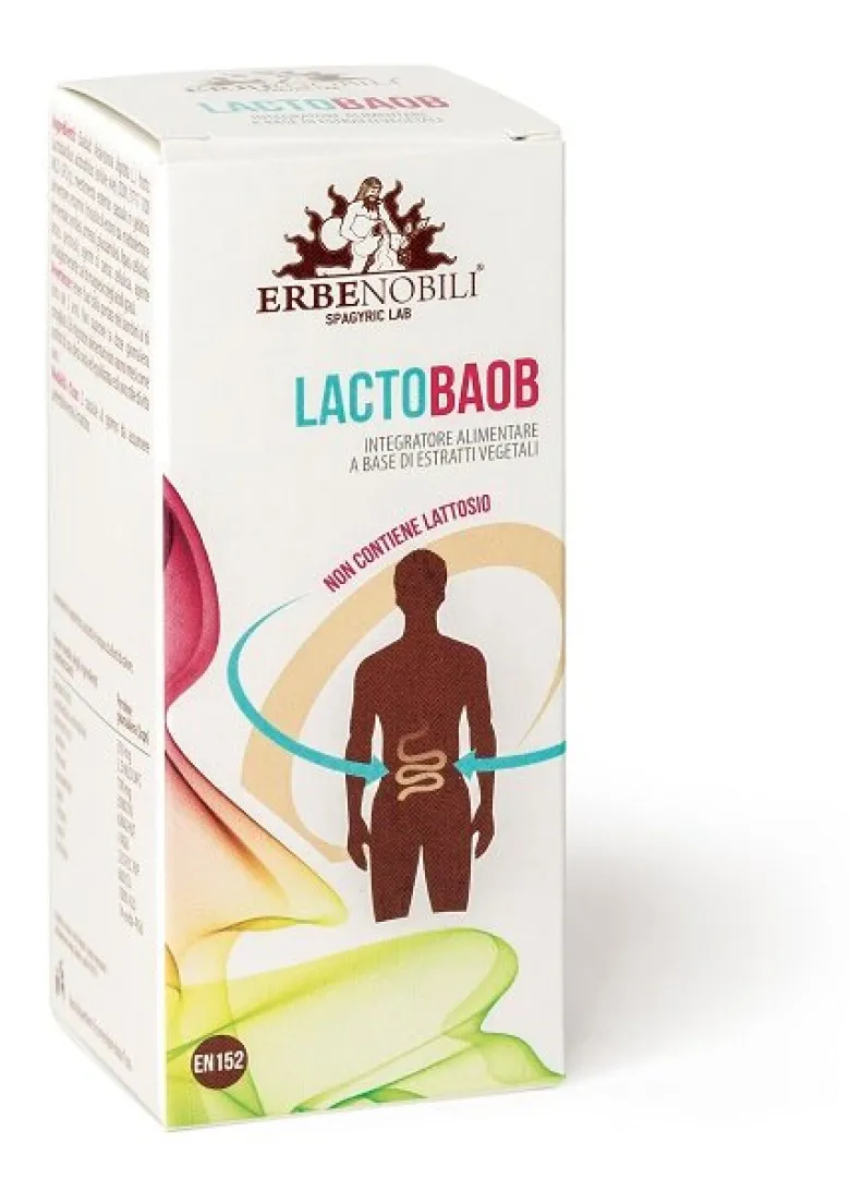 Erbe Nobili LactoBaob integratore per la flora batterica 42 capsule