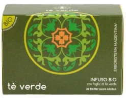 Erboristeria Magentina Tè Verde Infuso Bio 20 Filtri