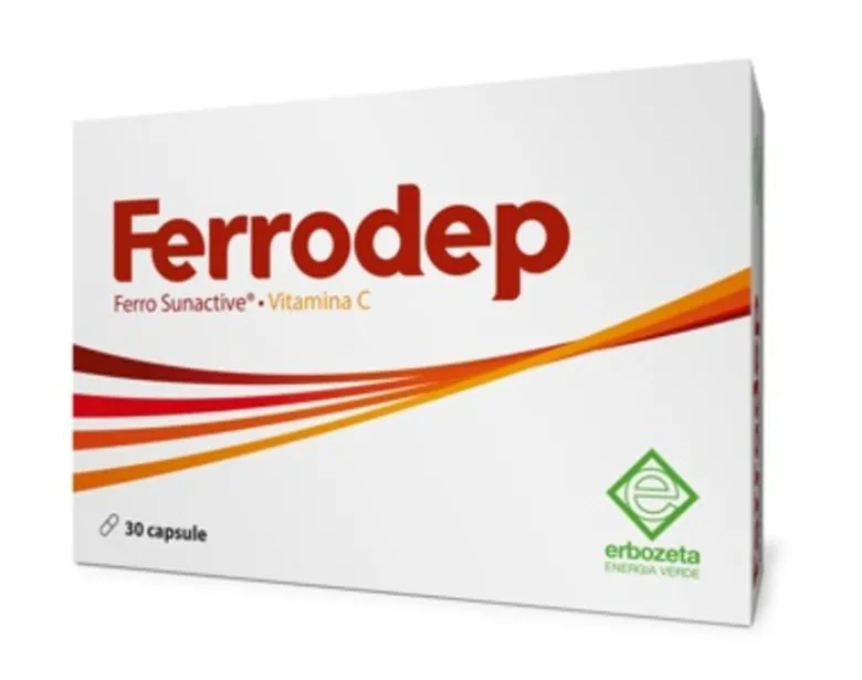 Erbozeta Ferrodep integratore alimentare di ferro 30 capsule