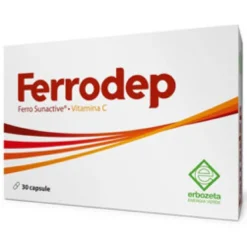 Erbozeta Ferrodep integratore alimentare di ferro 30 capsule